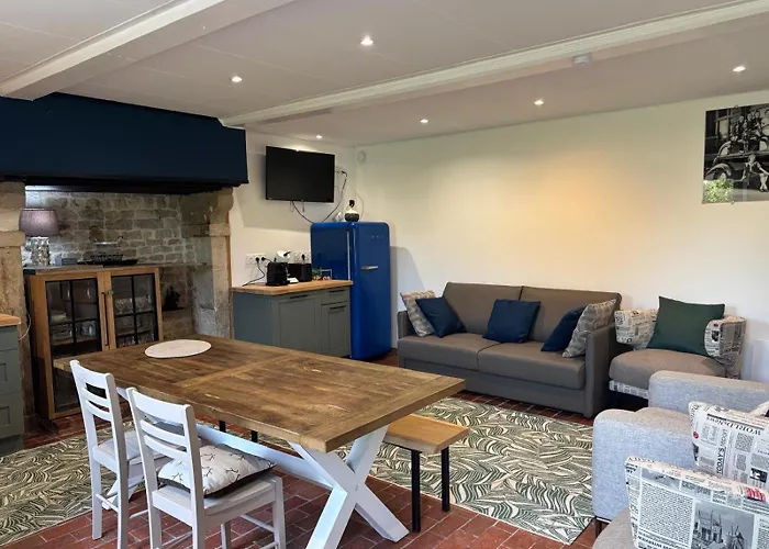 度假居 Comfortable House For 4 Guests In Saint-Come-du-Mont